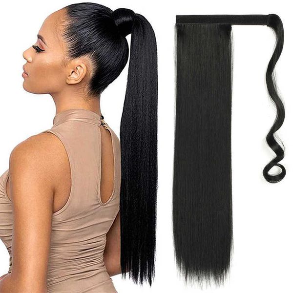 synthetic wigs xuchang wig velcro long straight hair chemical fiber high performance silk braid ponytail, Black
synthetic wigs xuchang wig velcro long straight hair chemical fiber high performance silk braid ponytail, Black