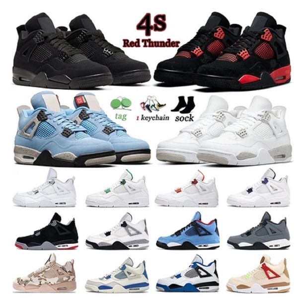 red thunder 4s jumpman basketball shoes for men women university blue black cat bred cement cool grey motosports mens trainers sports
red thunder 4s jumpman basketball shoes for men women university blue black cat bred cement cool grey motosports mens trainers sports