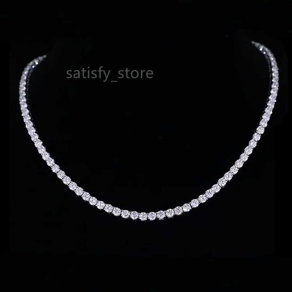 shiny american vvs moissanite diamond tennis chain necklace for women 925 sterling silver customizable
shiny american vvs moissanite diamond tennis chain necklace for women 925 sterling silver customizable