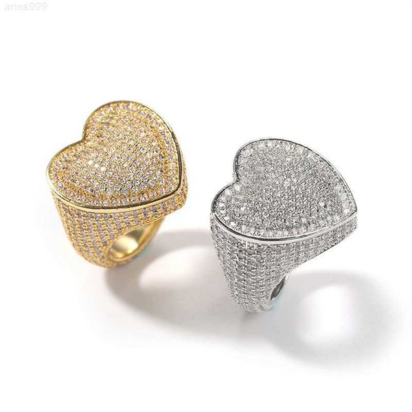 hip-hop ring zircon heart shaped couple ring love heart personality ring man fashion women party jewelry, Silver
hip-hop ring zircon heart shaped couple ring love heart personality ring man fashion women party jewelry, Silver