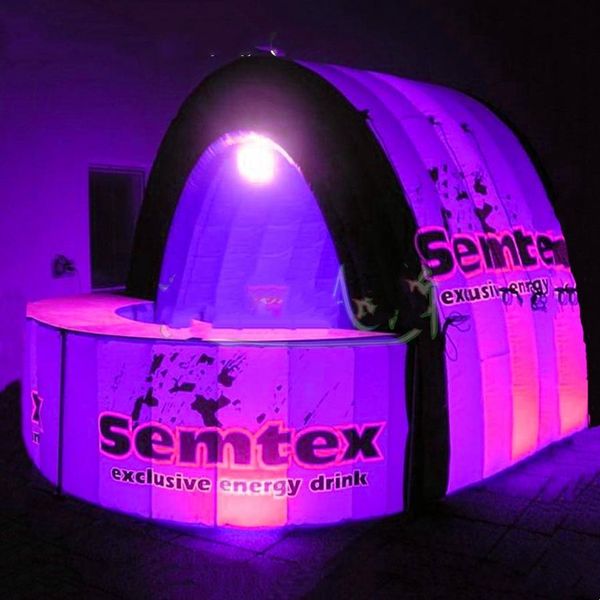 custom different sizes half open type inflatable bar booth tent stand with led lights made in china for advertising on sale
custom different sizes half open type inflatable bar booth tent stand with led lights made in china for advertising on sale