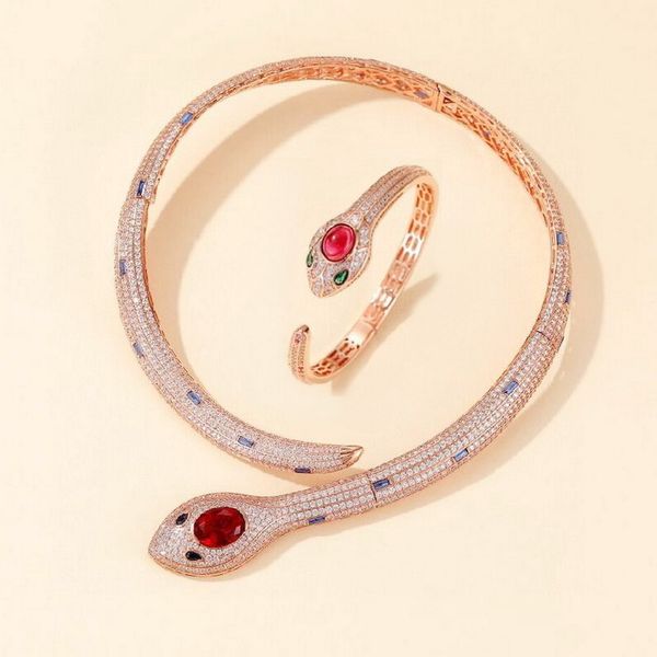 designer collection luxurious style thick bracelet necklace settings diamond ruby plated gold snake serpent dinner party choker collar bangl, Silver
designer collection luxurious style thick bracelet necklace settings diamond ruby plated gold snake serpent dinner party choker collar bangl, Silver