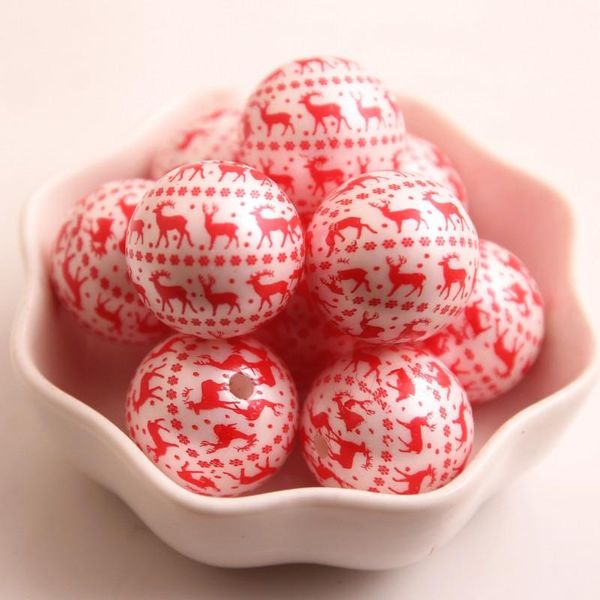 crystal red color 20mm 100pcs chunky acrylic matte imitation pearl print christmas deer beads for kids necklace jewelry
crystal red color 20mm 100pcs chunky acrylic matte imitation pearl print christmas deer beads for kids necklace jewelry