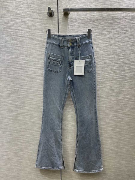 designer jeans 2023 new autumn winter fashion panelled flare pants brand same style pants luxury women's clothing 0618-6, Blue
designer jeans 2023 new autumn winter fashion panelled flare pants brand same style pants luxury women's clothing 0618-6, Blue