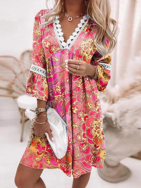 dresses holiday casual boho beach dress women retro printed party dress summer v neck lace patchwork hollow out pleated mini dress, Black;gray
dresses holiday casual boho beach dress women retro printed party dress summer v neck lace patchwork hollow out pleated mini dress, Black;gray