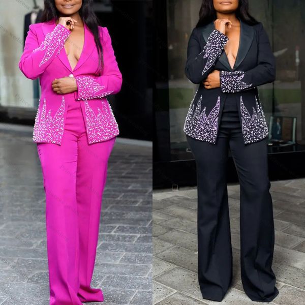 luxury beading mother of the bride pants suits 2 pieces plus size lady crystal blazer sets female high waist guest wear, Black;red
luxury beading mother of the bride pants suits 2 pieces plus size lady crystal blazer sets female high waist guest wear, Black;red