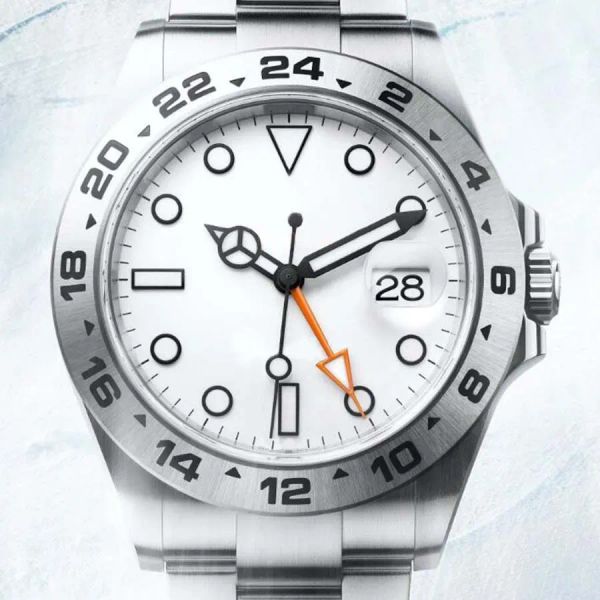 men women selection 42mm 2813 automatic mechanical movement wristwatches with asia 2813 modified explorer white dial black ii mens, Slivery;golden
men women selection 42mm 2813 automatic mechanical movement wristwatches with asia 2813 modified explorer white dial black ii mens, Slivery;golden