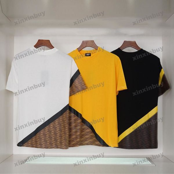 xinxinbuy men designer tee t shirt 23ss double letter print roma panelled short sleeve cotton women blue black yellow s-2xl, Black;brown
xinxinbuy men designer tee t shirt 23ss double letter print roma panelled short sleeve cotton women blue black yellow s-2xl, Black;brown