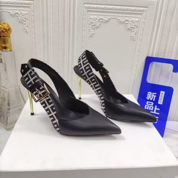 high edition women's genuine leather bottom sandals fashionable one piece with metal wine cup heels 9.5cm high heels luxury show party, Black
high edition women's genuine leather bottom sandals fashionable one piece with metal wine cup heels 9.5cm high heels luxury show party, Black