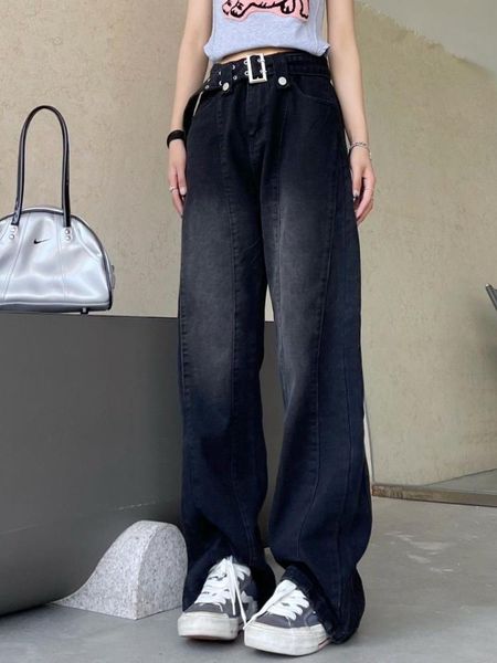 jeans wide leg jeans women vintage european style casual hip hop chic washed loose sagging streetwear fashion allmatch summer bf, Blue
jeans wide leg jeans women vintage european style casual hip hop chic washed loose sagging streetwear fashion allmatch summer bf, Blue