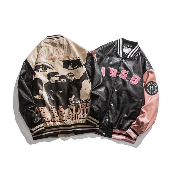 fashion pu leather patchwork bomber men's autumn couple pilot jacket men's national fashion hip hop casual coat, Black;brown
fashion pu leather patchwork bomber men's autumn couple pilot jacket men's national fashion hip hop casual coat, Black;brown