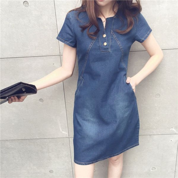 plus size women's casual denim dresses: 2023 summer trendy a-line mid-calf dress for fat mm, crew neck, short sleeve, multiple colors a, Black;gray
plus size women's casual denim dresses: 2023 summer trendy a-line mid-calf dress for fat mm, crew neck, short sleeve, multiple colors a, Black;gray