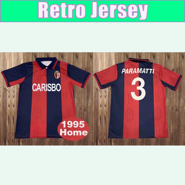 1995 bologna retro soccer jerseys #3 #9 home short sleeve football shirt uniforms, Black;yellow
1995 bologna retro soccer jerseys #3 #9 home short sleeve football shirt uniforms, Black;yellow