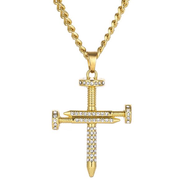 hip hop rapper shiny diamond pendant gold necklace crucifix full zircon pendant personality creative copper micro-inset zircon hip hop jewel, Silver
hip hop rapper shiny diamond pendant gold necklace crucifix full zircon pendant personality creative copper micro-inset zircon hip hop jewel, Silver