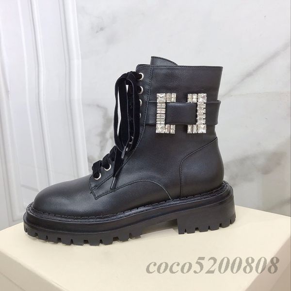 women ankle boots fashion genuine leather crystal buckle decor women short boot runway outfit platform wedges combat booties 40, Black;white
women ankle boots fashion genuine leather crystal buckle decor women short boot runway outfit platform wedges combat booties 40, Black;white