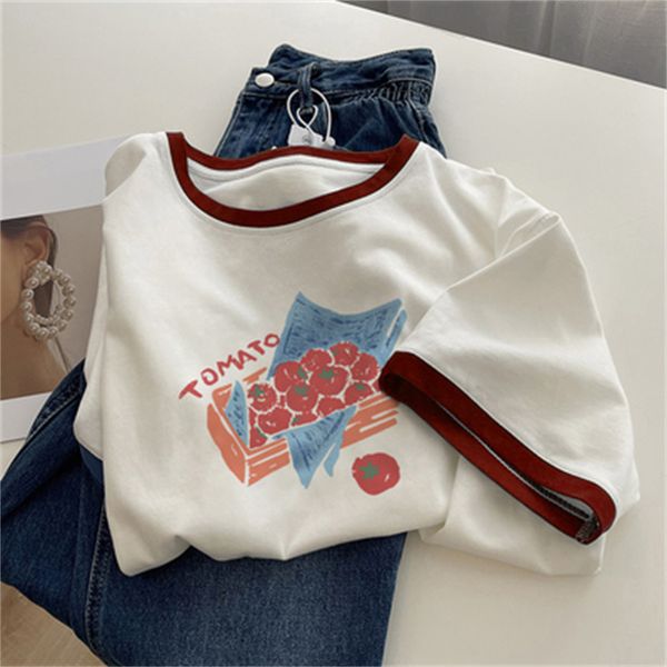 women's t-shirt short sleeves tshirt designer t shirt lady hoodie letters printed cotton tee anine bing summer fashion women cresw neck, White;black
women's t-shirt short sleeves tshirt designer t shirt lady hoodie letters printed cotton tee anine bing summer fashion women cresw neck, White;black