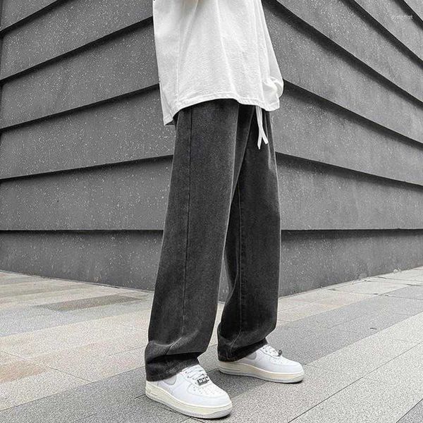 men's jeans men's black brand spring hip hop streetwear korean wide leg men pants fashion y2k straight casual, Blue
men's jeans men's black brand spring hip hop streetwear korean wide leg men pants fashion y2k straight casual, Blue