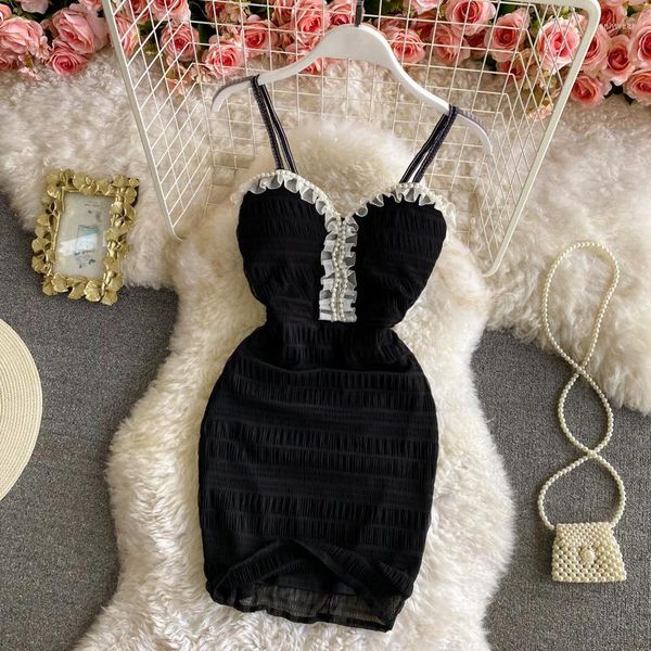 casual dresses women dress v-neck sheath solid lace beading spaghetti strap slim mini party club black slip, Black;gray
casual dresses women dress v-neck sheath solid lace beading spaghetti strap slim mini party club black slip, Black;gray