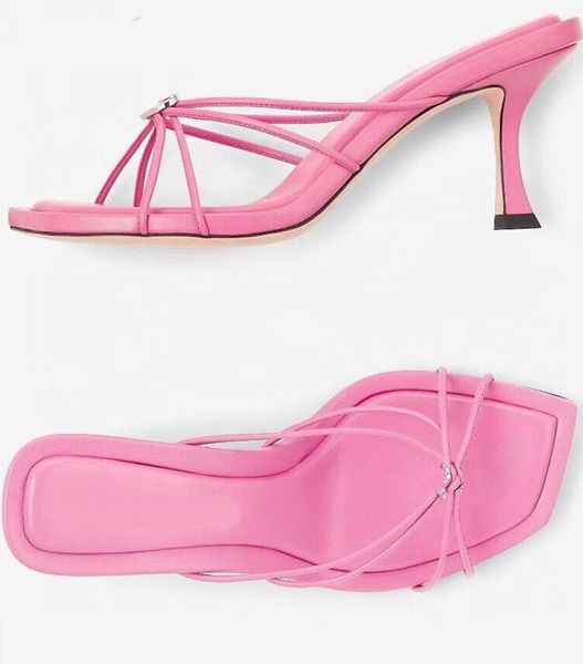 summer ribbon sandals designer women's slippers fashion genuine leather slippers metal chain women's casual shoes 35-41, Black
summer ribbon sandals designer women's slippers fashion genuine leather slippers metal chain women's casual shoes 35-41, Black