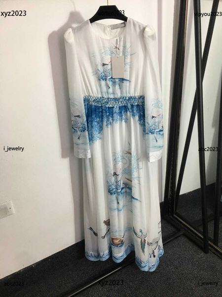 plus size designer woman dress crane mandarin duck print skirt size s-xxl long sleeved casual dresses june19, Black;gray
plus size designer woman dress crane mandarin duck print skirt size s-xxl long sleeved casual dresses june19, Black;gray