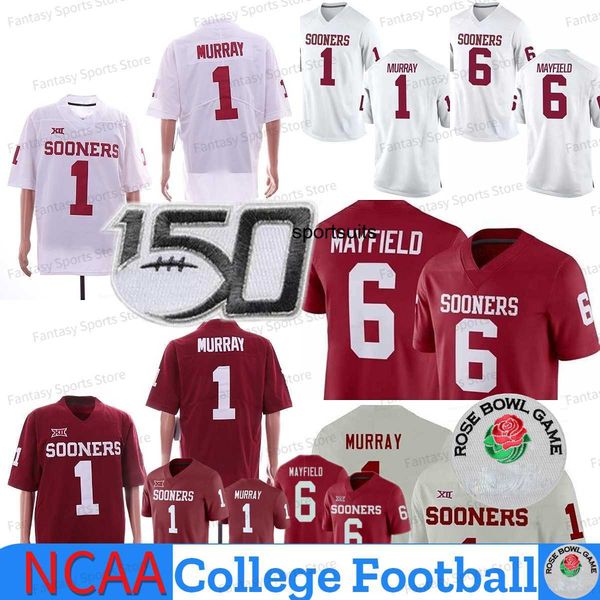 ncaa 1 kyler murray 6 baker mayfield jersey oklahoma sooners college football jerseys white crimson red ed mens rose patch, Black
ncaa 1 kyler murray 6 baker mayfield jersey oklahoma sooners college football jerseys white crimson red ed mens rose patch, Black