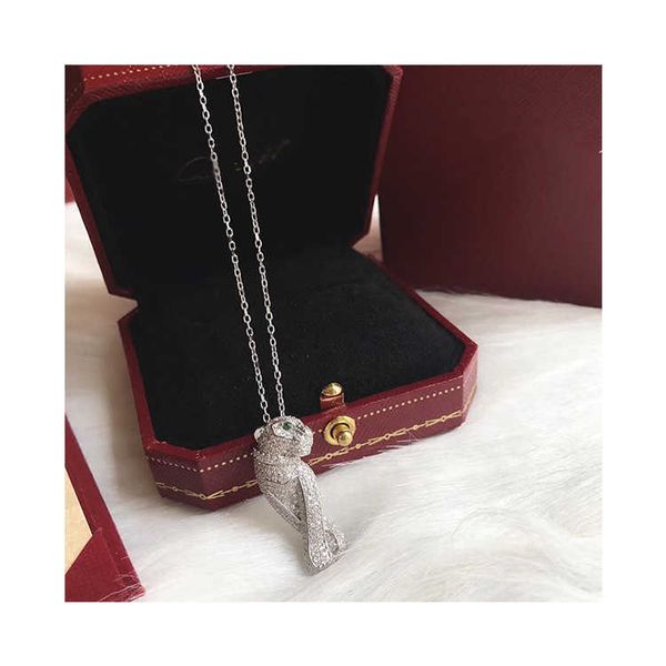 internet celebrity s925 sterling silver full diamond leopard series necklace female fashion star same style colorless carti collar chain wit, Black
internet celebrity s925 sterling silver full diamond leopard series necklace female fashion star same style colorless carti collar chain wit, Black