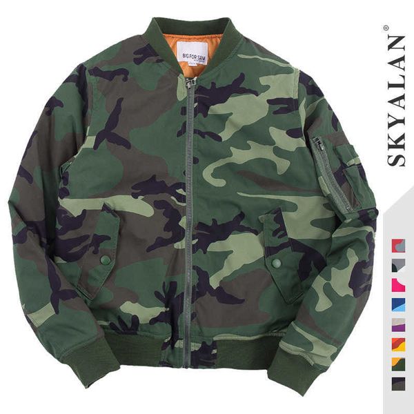 men's winter camouflage ma1 pilot jacket men's fashion brand american air force thickened cotton baseball uniform coat, Black;brown
men's winter camouflage ma1 pilot jacket men's fashion brand american air force thickened cotton baseball uniform coat, Black;brown