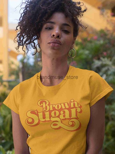 women's t-shirt women brown sugar t-shirt black pride shirt melanin black queen shirt afro girl tees vintage graphic tees casual j2306, White
women's t-shirt women brown sugar t-shirt black pride shirt melanin black queen shirt afro girl tees vintage graphic tees casual j2306, White