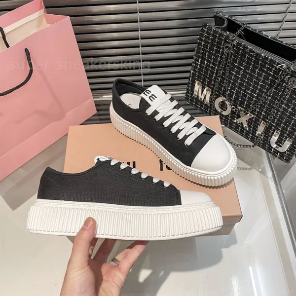 casual shoes women luxury designer leather lace up fashion platform sneakers white black chaussures de espadrilles size 35-40
casual shoes women luxury designer leather lace up fashion platform sneakers white black chaussures de espadrilles size 35-40
