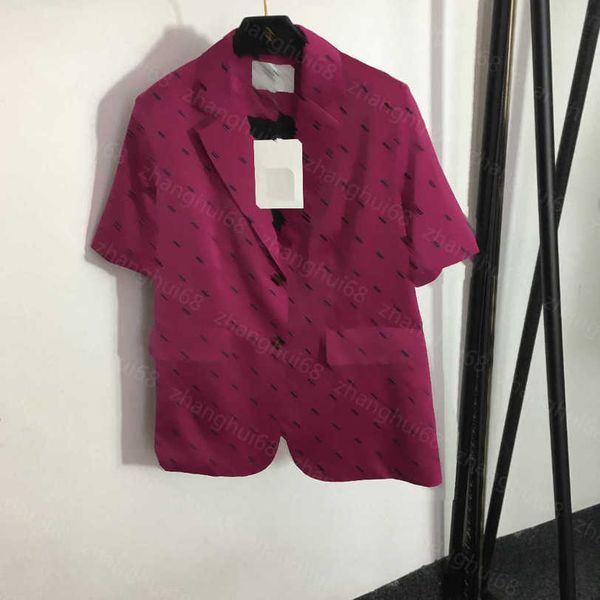 23ss womens designer clothing womens jacket flocking logo slim-fit two-button short-sleeved suit jacket women clothes a1, Black;brown
23ss womens designer clothing womens jacket flocking logo slim-fit two-button short-sleeved suit jacket women clothes a1, Black;brown