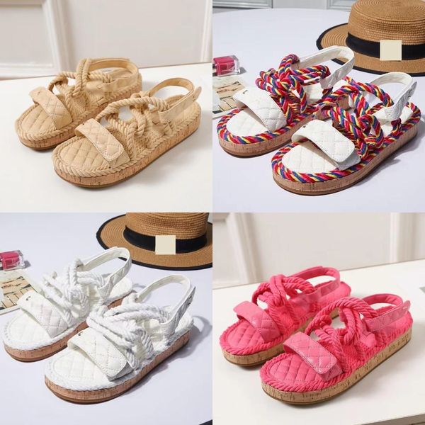 designer sandal women platform fabric sandals hemp rope grass slides wood slide alphabet woven loafers with box, Black
designer sandal women platform fabric sandals hemp rope grass slides wood slide alphabet woven loafers with box, Black