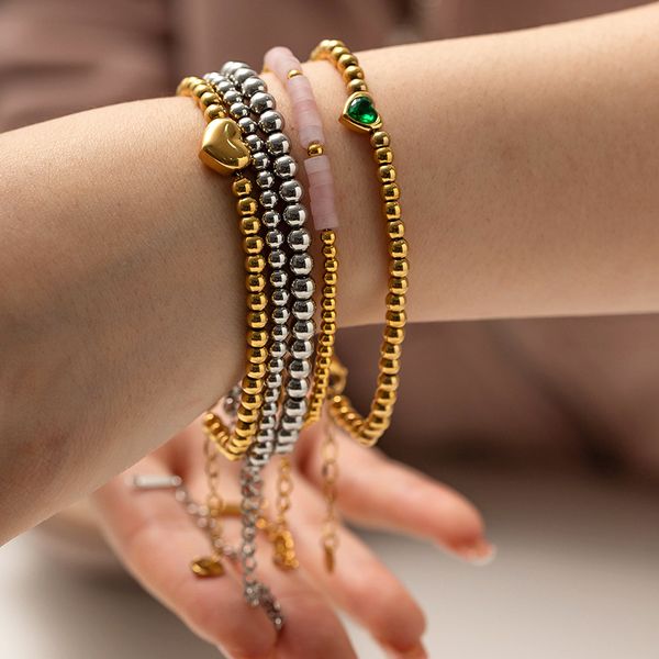 love bracelets for women luck bangle chain link classic heart bracelet trendy female beads chains fashion girls birthday party jewelry, Black
love bracelets for women luck bangle chain link classic heart bracelet trendy female beads chains fashion girls birthday party jewelry, Black