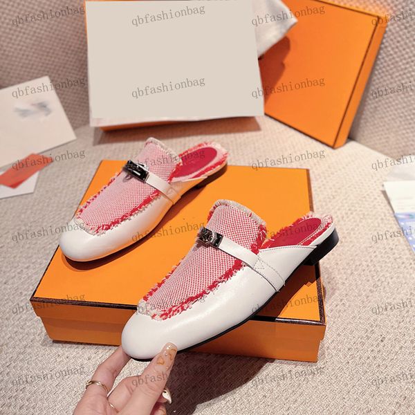 designer womens slippers dress shoes flat sandals cowhide denim double piece hardware metal buckle home dress shoes ballet shoes luxury bran, Black
designer womens slippers dress shoes flat sandals cowhide denim double piece hardware metal buckle home dress shoes ballet shoes luxury bran, Black