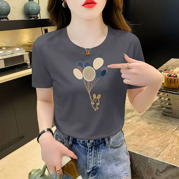 women's t-shirt short sleeves tshirt designer t shirt lady hoodie letters printed cotton tee anine bing summer fashion women cresw neck, White;black
women's t-shirt short sleeves tshirt designer t shirt lady hoodie letters printed cotton tee anine bing summer fashion women cresw neck, White;black