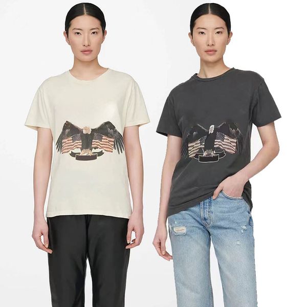 summer womens t-shirts ab high street designer for women casual tee sleeve eagle flag top, White
summer womens t-shirts ab high street designer for women casual tee sleeve eagle flag top, White