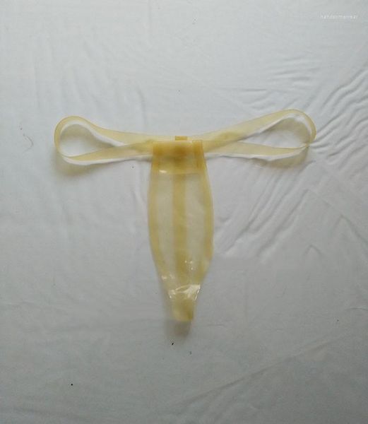 transparent latex t-back thong underwear rubber briefs, Black;white
transparent latex t-back thong underwear rubber briefs, Black;white