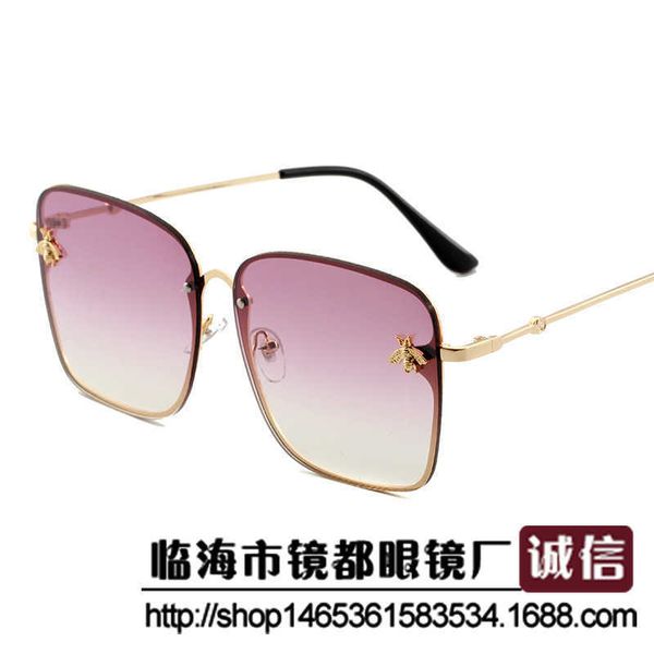 metal square g family little bee fashion women's sunglasses men's ins style, White;black
metal square g family little bee fashion women's sunglasses men's ins style, White;black