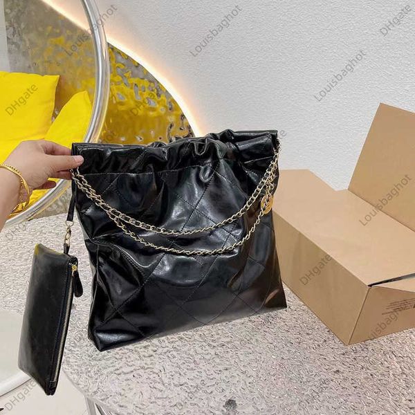 xiaoxiangjia chaozimu tote bag 22bag garbage bag gold coin chain portable one shoulder underarm bag
xiaoxiangjia chaozimu tote bag 22bag garbage bag gold coin chain portable one shoulder underarm bag
