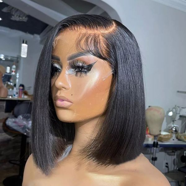 short bob wig straight lace part human hair wigs t part transparent lace wig brazilian wig for women, Black;brown
short bob wig straight lace part human hair wigs t part transparent lace wig brazilian wig for women, Black;brown