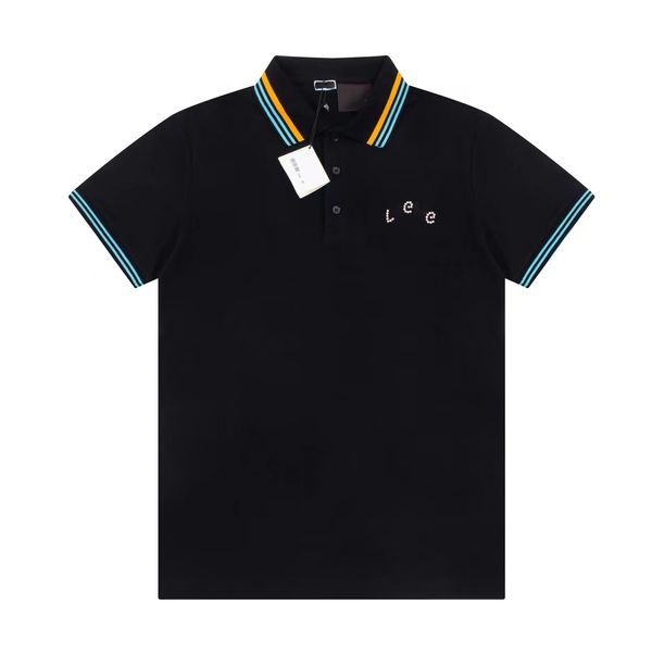 mens polo shirts designer t shirt high street solid color lapel polos printing cottom clothing tees polos plus size badge decoration, Black;brown
mens polo shirts designer t shirt high street solid color lapel polos printing cottom clothing tees polos plus size badge decoration, Black;brown