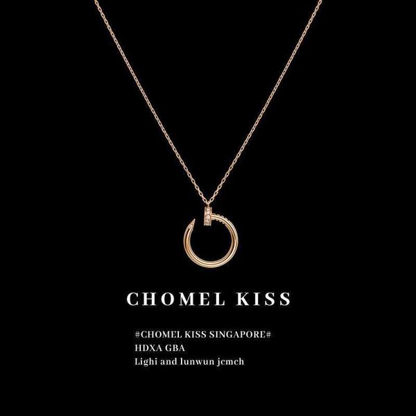high-quality nail necklace for women 18k rose gold full diamond clavicle chain light luxury and popular design 2022 new gift girlfriend, Silver
high-quality nail necklace for women 18k rose gold full diamond clavicle chain light luxury and popular design 2022 new gift girlfriend, Silver