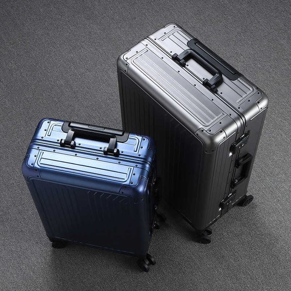 german brand faiqi all aluminum magnesium alloy trolley case, male travel case, female 20 board case, metal 230619
german brand faiqi all aluminum magnesium alloy trolley case, male travel case, female 20 board case, metal 230619