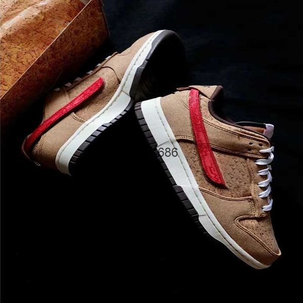 dunks wine cork 20th anniversary durable and breathable replaceable hook low board shoes men's panda black and white cork color
dunks wine cork 20th anniversary durable and breathable replaceable hook low board shoes men's panda black and white cork color