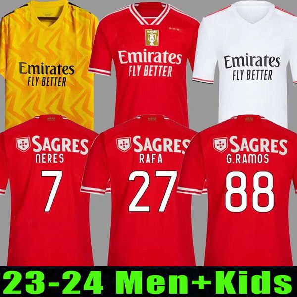 23 24 fans player version benfica soccer jerseys seferovic waldschmidt everton pizzi rafa darwin g.ramos 2023 2024 home away men kids kit fo, Black;yellow
23 24 fans player version benfica soccer jerseys seferovic waldschmidt everton pizzi rafa darwin g.ramos 2023 2024 home away men kids kit fo, Black;yellow