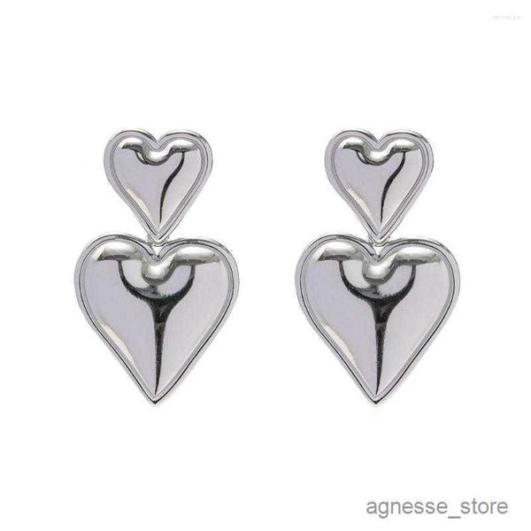 stud hoop earrings luxury trendy heart shaped 18k gold smooth love for women r230619, Golden;silver
stud hoop earrings luxury trendy heart shaped 18k gold smooth love for women r230619, Golden;silver