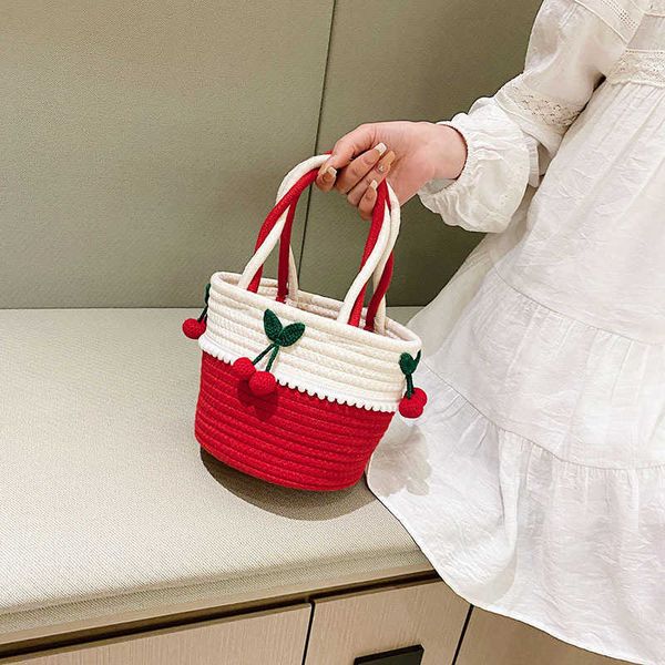 beach bags cherry handbag women's new handmade cotton thread versatile lovely woven bag seaside holiday
beach bags cherry handbag women's new handmade cotton thread versatile lovely woven bag seaside holiday