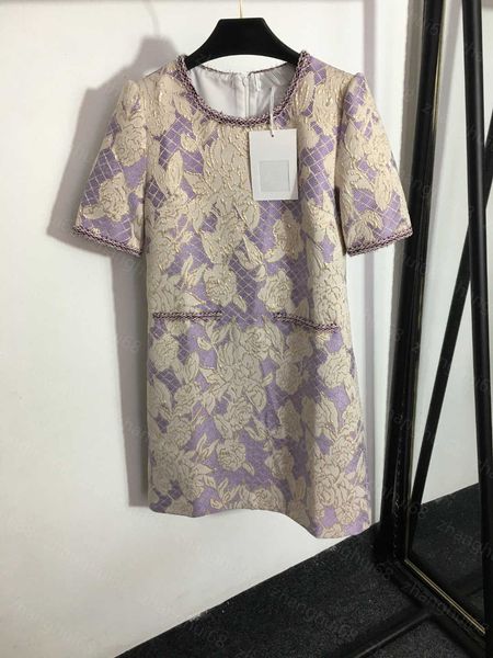 23ss womens designer clothing summer dresses women dress celebrity style bright silk flower round neck short-sleeved dress womens clothing, Black;gray
23ss womens designer clothing summer dresses women dress celebrity style bright silk flower round neck short-sleeved dress womens clothing, Black;gray