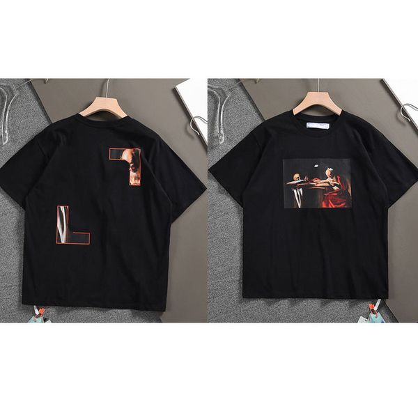 off designer white t-shirt mens support short sleeve womens clothing arrow pattern t-shirts summer oil painting printing loose casual street, White;black
off designer white t-shirt mens support short sleeve womens clothing arrow pattern t-shirts summer oil painting printing loose casual street, White;black