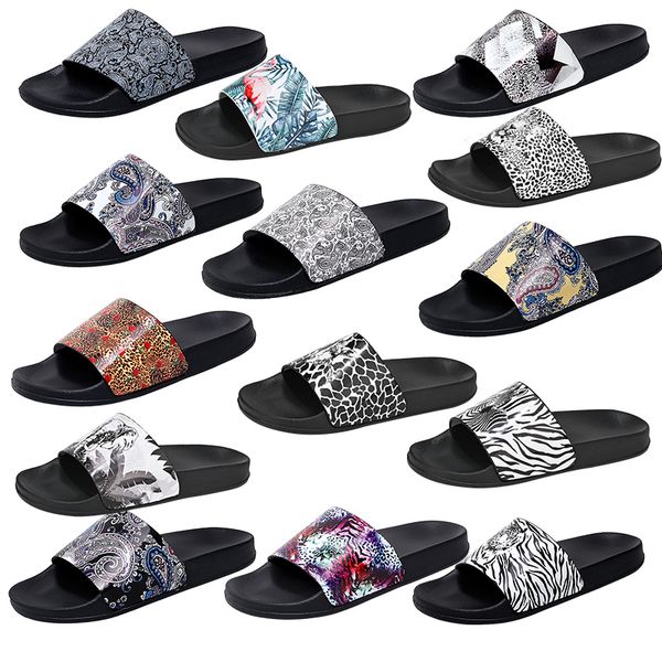 paris mens slippers home office summer sandals slide rubber anti-slip slipper casual shoes animal print stripes beach shoes size 38-46, Black
paris mens slippers home office summer sandals slide rubber anti-slip slipper casual shoes animal print stripes beach shoes size 38-46, Black