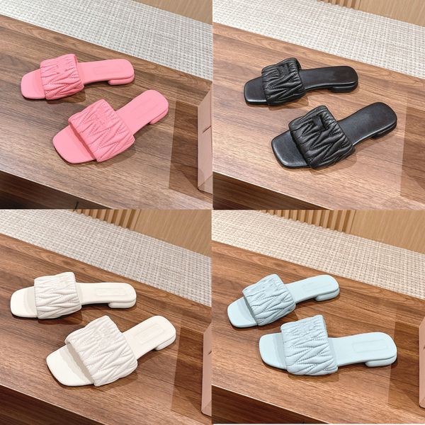 matelasse nappa leather slides women sandals flats metal lettering mm leather-covered heel, Black
matelasse nappa leather slides women sandals flats metal lettering mm leather-covered heel, Black